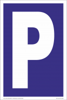 Hinweisschild Parkplatz